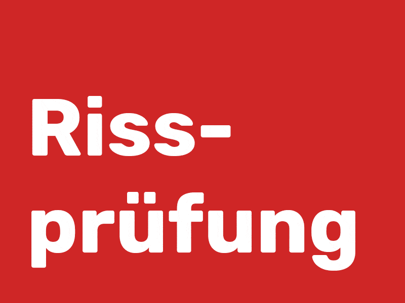 rissprüfung